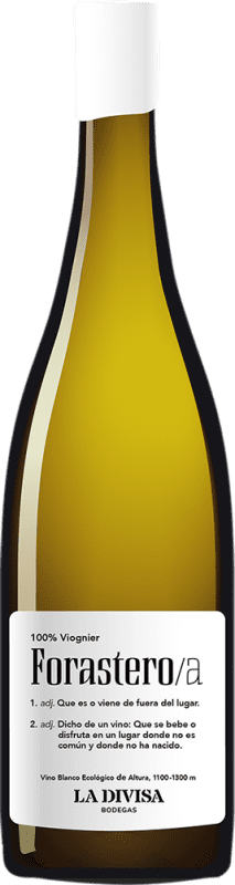 28,95 € 免费送货 | 白葡萄酒 La Divisa Forastero Seco — 干型 Ánfora — 双耳陶罐 安达卢西亚 西班牙 Viognier — 维欧涅 Bio — 生态 有机 天然 75 cl Vegan — 纯素