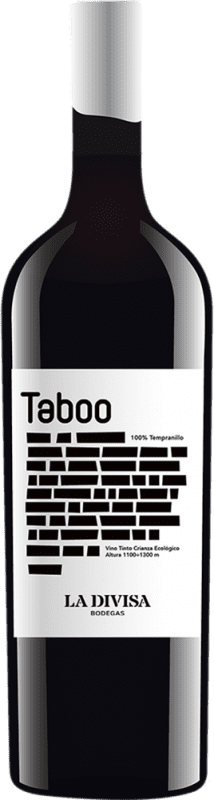 32,95 € 送料無料 | 赤ワイン La Divisa Taboo Seco — 辛口 アンダルシア スペイン Tempranillo — テンプラニーリョ Bio — Eco エコ ビオ オーガニック 75 cl Vegan — ヴィーガン