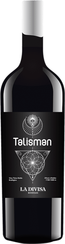 46,95 € 免费送货 | 红葡萄酒 La Divisa Talismán Seco — 干型 安达卢西亚 西班牙 Garnacha — 歌海娜, Mazuelo — 马苏埃洛 Bio — 生态 有机 天然 75 cl Vegan — 纯素