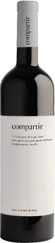 16,95 € Kostenloser Versand | Rotwein Leo & Niné Compartir Seco — Trocken Jung D.O. Somontano Aragón Spanien Tempranillo, Merlot, Syrah 75 cl