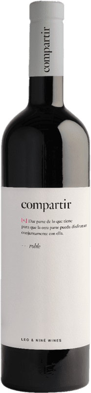 13,95 € Kostenloser Versand | Rotwein Leo & Niné Compartir Seco — Trocken Eiche D.O. Somontano Aragón Spanien Tempranillo, Merlot, Syrah, Cabernet Sauvignon 75 cl