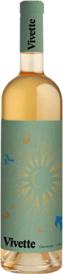 17,95 € 送料無料 | 白ワイン Leo & Niné Vivette Seco — 辛口 D.O. Somontano アラゴン スペイン Chardonnay — シャルドネ 75 cl