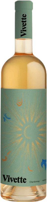 17,95 € 送料無料 | 白ワイン Leo & Niné Vivette Seco — 辛口 D.O. Somontano アラゴン スペイン Chardonnay — シャルドネ 75 cl