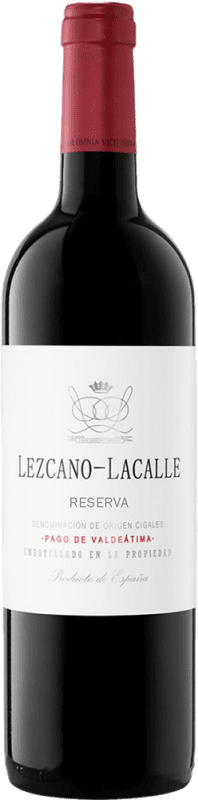 41,95 € 送料無料 | 赤ワイン Lezcano Lacalle レセルバ D.O. Cigales カスティーリャ・イ・レオン スペイン Tempranillo — テンプラニーリョ, Merlot — メルロー マグナムボトル 1,5 L