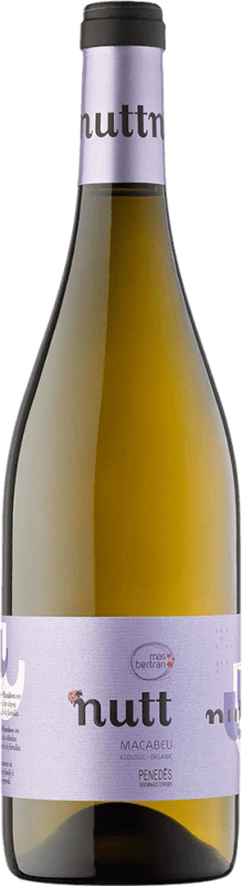 18,95 € 送料無料 | 白ワイン Mas Bertran Nutt Seco — 辛口 D.O. Penedès カタロニア スペイン Macabeo — マカベオ Bio — Eco エコ ビオ オーガニック 75 cl Vegan — ヴィーガン