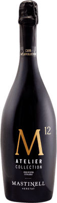 316,95 € Kostenloser Versand | Weißer Sekt MasTinell M12 Extra Brut D.O. Cava Katalonien Spanien Macabeo, Xarel·lo, Parellada 75 cl Vegan