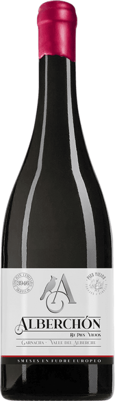 19,95 € Kostenloser Versand | Rotwein Pies Viejos Alberchón Seco — Trocken D.O.P. Cebreros Kastilien und León Spanien Garnacha — Grenache 75 cl