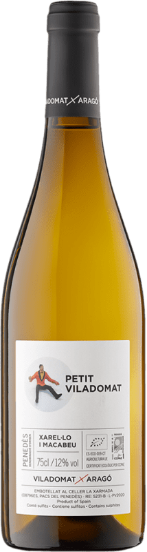 16,95 € 免费送货 | 白葡萄酒 Viladomat Aragó Petit Seco — 干型 加泰罗尼亚 西班牙 Bio — 生态 有机 天然 75 cl Vegan — 纯素