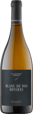 44,95 € Envoi gratuit | Vin Blanc Viladomat Aragó Dos Hiverns Seco — Sec D.O. Penedès Catalogne Espagne Xarel·lo Bio — Écologique 75 cl Végan
