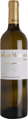 10,95 € Envio grátis | Vinho Branco Lyng Vega Medina Seco D.O.Ca. Rioja La Rioja Espanha Macabeo 75 cl