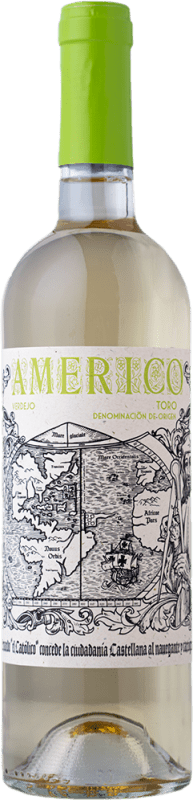 14,95 € Free Shipping | White Wine Díez Gómez Americo Seco — Dry Sobre Lías — On the Lees D.O. Toro Castilla y León Spain Verdejo 75 cl Vegan