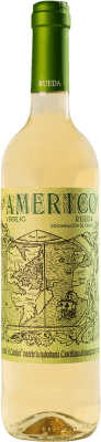 13,95 € Envío gratis | Vino Blanco Díez Gómez Americo Seco D.O. Rueda Castilla y León España Verdejo 75 cl Vegano