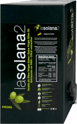 76,95 € 送料無料 | オリーブオイル David y Adrián Lasolana2 EVOO エキストラバージン Almería スペイン Picual — ピクアル Eco — エコ ビオ オーガニック バッグ・イン・ボックス 2 L