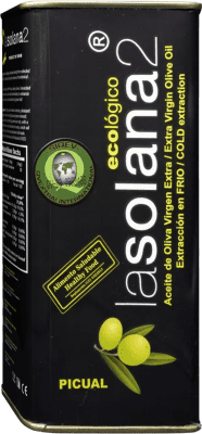 24,95 € 免费送货 | 橄榄油 David y Adrián Lasolana2 EVOO 特级初榨 Almería 西班牙 Picual — 皮夸尔 Eco — 生态 有机 天然 罐 50 cl