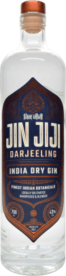 38,95 € Envio grátis | Genever Gin Blue Ocean Jin Jiji Darjeeling Índia 70 cl