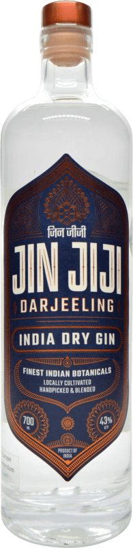 38,95 € Бесплатная доставка | Джин Blue Ocean Jin Jiji Darjeeling Индия 70 cl