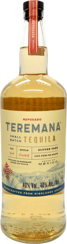 83,95 € Envío gratis | Tequila Teremana de Agave Reposado México 1 L