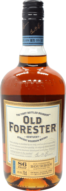 29,95 € Free Shipping | Bourbon Whisky Old Forester 86 Proof United States 70 cl
