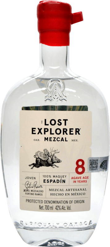 93,95 € Spedizione Gratuita | Mezcal The Lost Explorer Espadín Messico 8 Anni 70 cl
