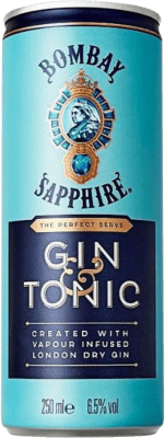 4,95 € 送料無料 | ミキサー Bombay Sapphire イギリス 缶 25 cl GinTonic — ジントニック