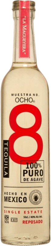 49,95 € Envio grátis | Tequila Ocho 8 Reposado Jalisco México Garrafa Medium 50 cl