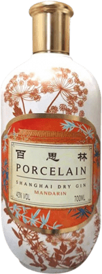 75,95 € Envío gratis | Ginebra Gin Porcelain Mandarin China 70 cl