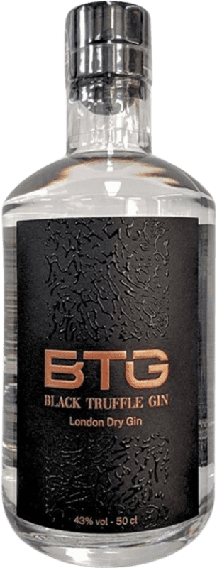 101,95 € Envio grátis | Genever Gin La Clandestileria Espanha Garrafa Medium 50 cl Trufa Negra