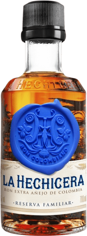 7,95 € 送料無料 | ラム La Hechicera ファミリーリザーブ コロンビア ミニチュアボトル 5 cl