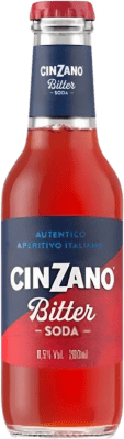 8,95 € Envío gratis | Aperitivo Bitter Cinzano Italia Botellín 20 cl