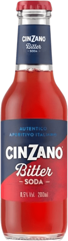 6,95 € Envío gratis | Aperitivo Bitter Cinzano Italia Botellín 20 cl