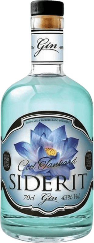43,95 € Envio grátis | Genever Gin Siderit Cooltankard Espanha 70 cl