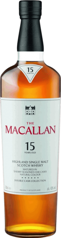 201,95 € Бесплатная доставка | Односолодовый виски Macallan Double Cask — Двойная бочка, Collection — Коллекция Списайд Объединенное Королевство 15 Лет 70 cl