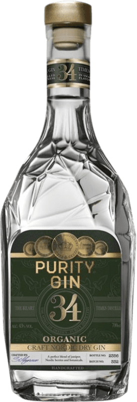 52,95 € 送料無料 | ジン Purity 34 Craft Nordic スウェーデン Organic — 有機 70 cl