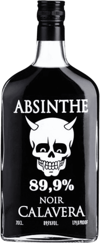 36,95 € Envío gratis | Absenta Inlima Calavera, Noir — Negro España 70 cl