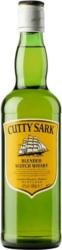 10,95 € 送料無料 | ブレンデッドウイスキー Cutty Sark スコットランド イギリス ミディアムボトル 50 cl