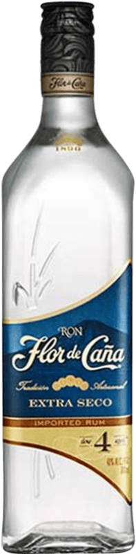 22,95 € Envio grátis | Rum Flor de Caña Blanco — Branco Nicarágua 4 Anos 1 L