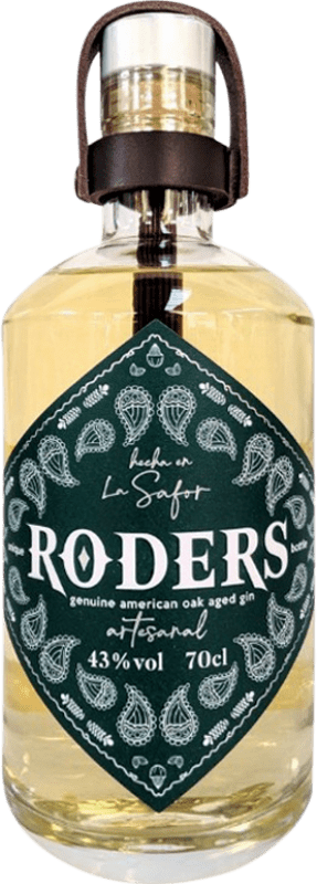 73,95 € 送料無料 | ジン La Clandestileria Roders American — アメリカン, Oak Cask — オーク樽 Barrel Aged — 樽熟成 スペイン 70 cl