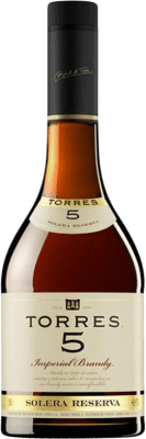 45,95 € Spedizione Gratuita | Brandy Torres Riserva Catalogna Spagna 5 Anni Bottiglia Speciale 1,5 L