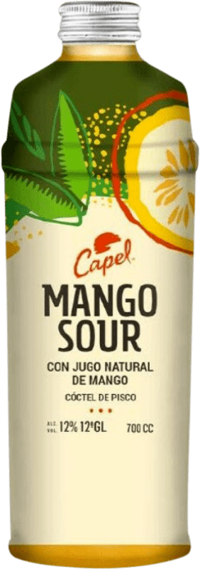 18,95 € Spedizione Gratuita | Pisco Capel Sour Chile 70 cl Mango