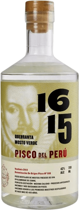 57,95 € Envoi gratuit | Pisco 1615 Quebranta Pérou 70 cl Mosto Verde — Moût Vert