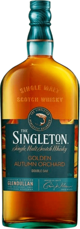 104,95 € Envio grátis | Whisky Single Malt Glendullan The Singleton Golden Autumn Orchard Double Cask — Dupla Barrica Speyside Reino Unido 1 L