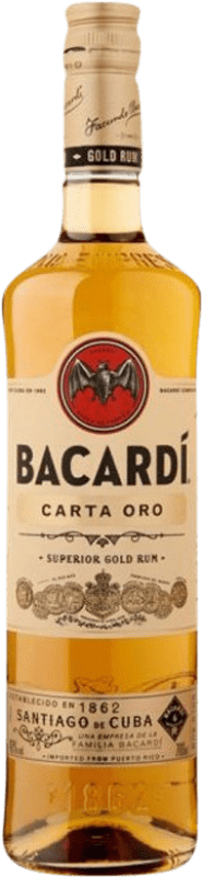 17,95 € 送料無料 | ラム Bacardí Carta Oro プエルトリコ 70 cl
