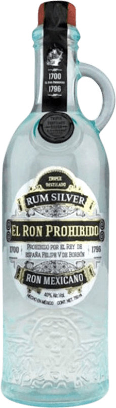 32,95 € Envoi gratuit | Rhum Corralejo Prohibido Silver — Édition Argent Mexique 70 cl