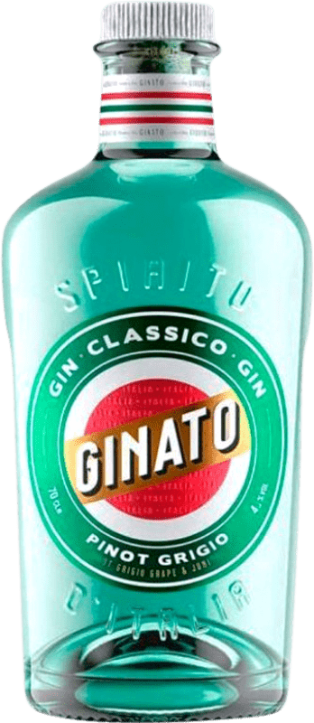 39,95 € 免费送货 | 金酒 Gin Ginato Pinot Grigio 西西里岛 意大利 70 cl Lemon — 柠檬