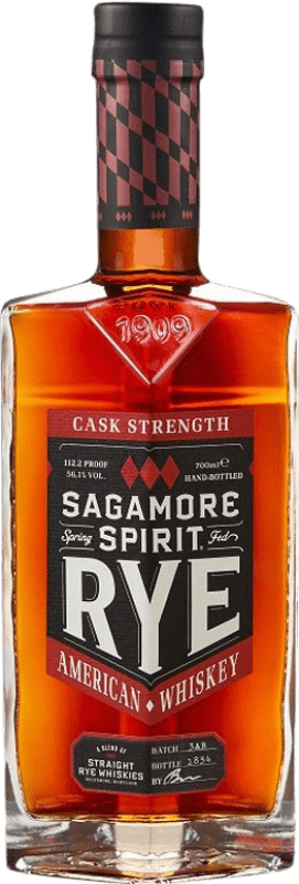 124,95 € Envío gratis | Whisky Bourbon Sagamore Cask Strength — Graduación de Barrica Estados Unidos 70 cl
