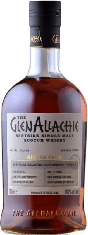 143,95 € Free Shipping | Single Malt Whisky Glenallachie Port Pipe Single Cask Speyside United Kingdom 11 Years 70 cl