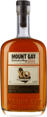 116,95 € Envio grátis | Rum Mount Gay Triple Cask — Tripla Barrica XO Extra Old — Extra Velho Barbados 1 L