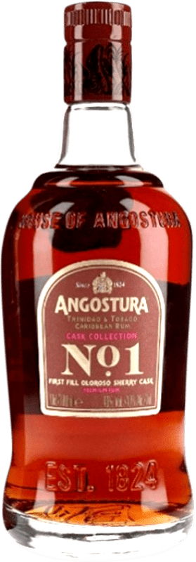 98,95 € Envío gratis | Ron Angostura Nº 1 First Fill Oloroso Sherry Cask Finish — Acabado en Barrica, Collection — Colección Trinidad y Tobago 70 cl