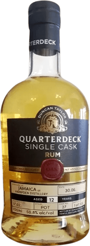 287,95 € Spedizione Gratuita | Rum Duncan Taylor Quarterdeck Hampden Jamaica Single Cask — Botte Singolo Scozia Regno Unito 12 Anni 70 cl