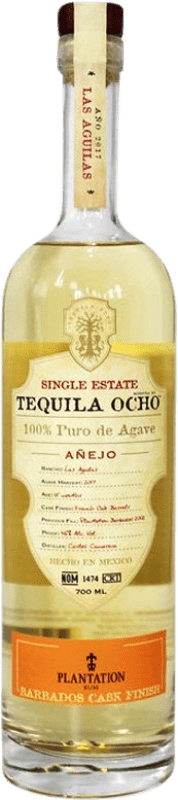 179,95 € Envio grátis | Tequila Ocho 8 Plantation Barbados Cask Finish — Afinado em Barrica Añejo — Envelhecido Jalisco México 70 cl